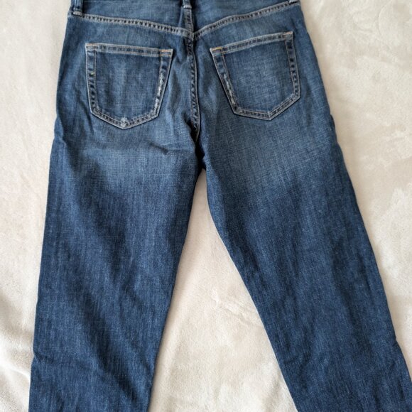 3/$30 Uniqlo straight ripped jeans - Picture 6 of 9